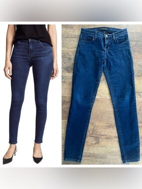 J Brand Super Stretchy, Soft, Dark Blue Skinny Jeans Size 24